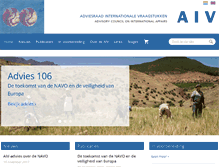 Tablet Screenshot of aiv-advies.nl